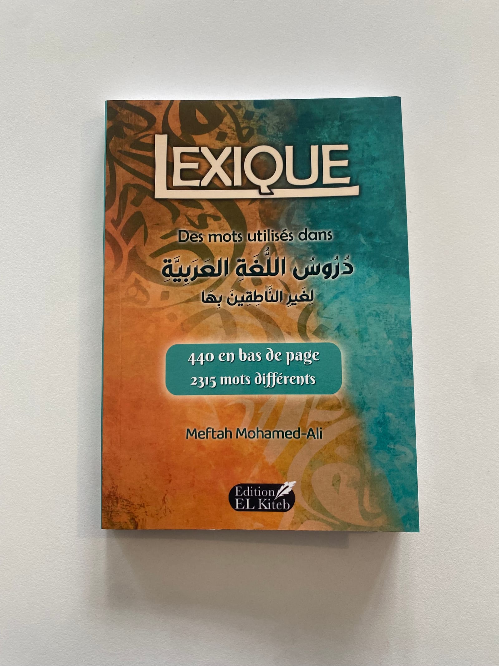 Lexique des mots utilisés dans les cours de langue arabe pour non arabophones — Kitaberie, vue produit vue 3