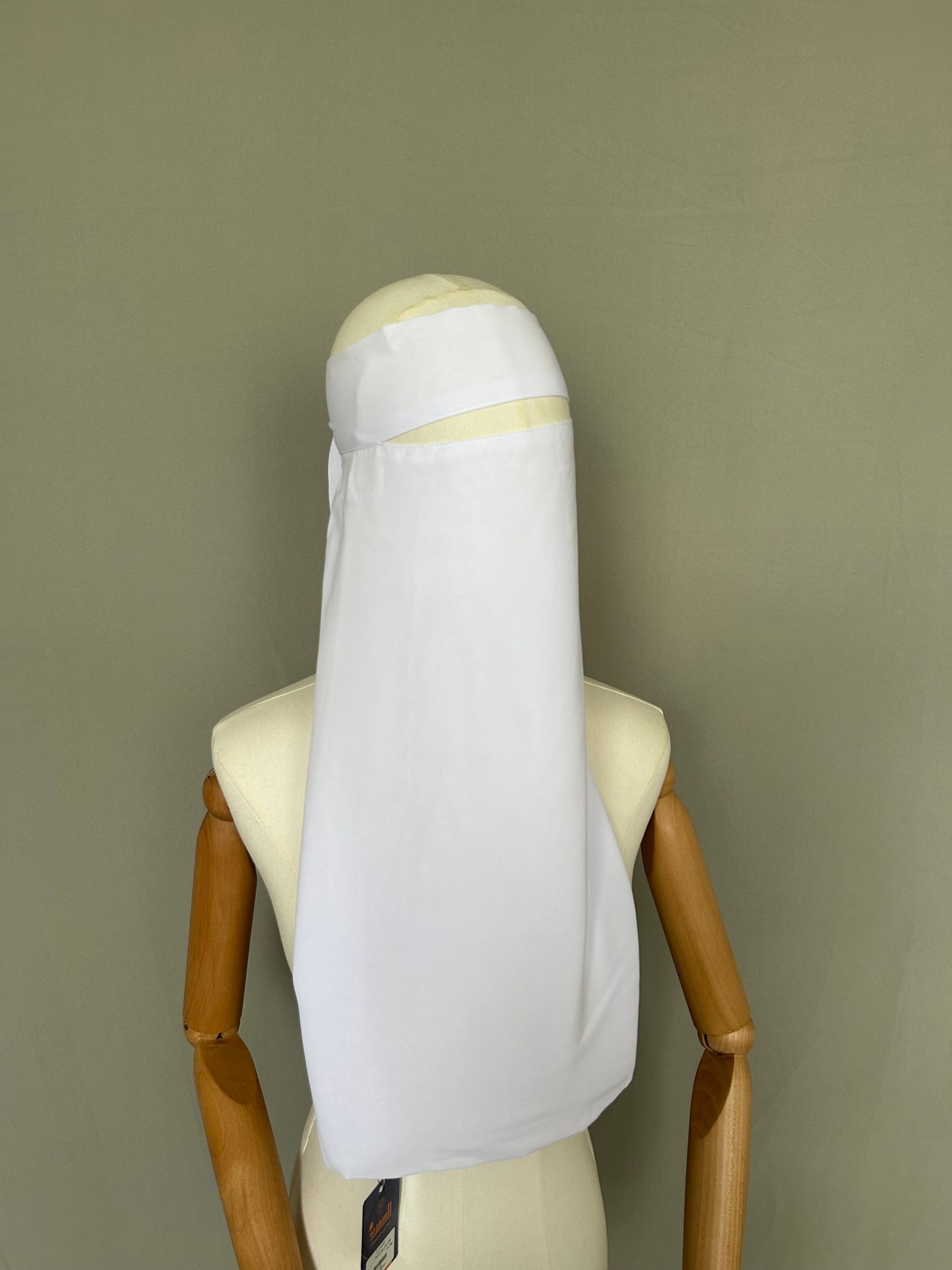 Niqab classique - Blanc — Kitaberie, vue produit